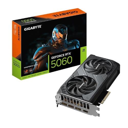 Gigabyte RTX 5060 Windforce 8GB GDDR7 Graphics Card