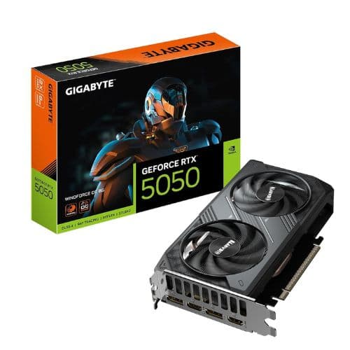 Gigabyte RTX 5050 Windforce OC 8GB GDDR6 Graphics Card