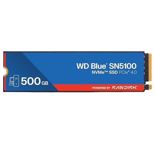 Western Digital Blue SN5100 500GB M.2 NVMe Gen4 6600MB/s Internal SSD